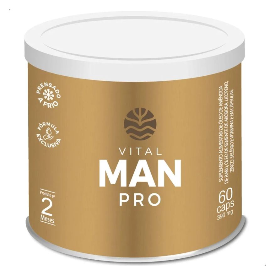 Vital Âtman Suplemento Alimentar Man Pro 1000mg 60 Capsulas Vital Atman Natural