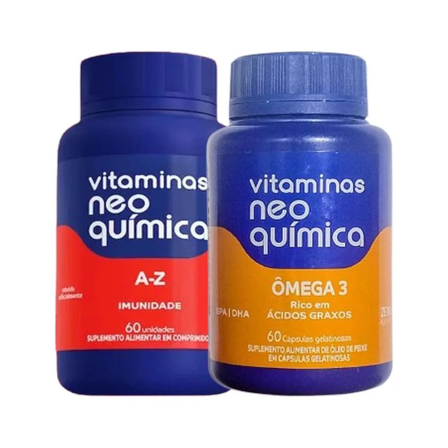 Neo Química Kit A-Z 60 Cpr + Ômega 3 60 Cápsulas - Neo Quimica