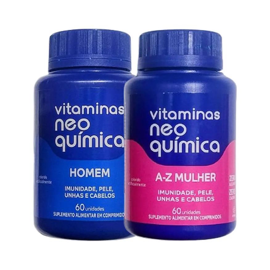 Neo Química Kit Homem 60 Cpr + Mulher 60 Cpr - Neo Quimica