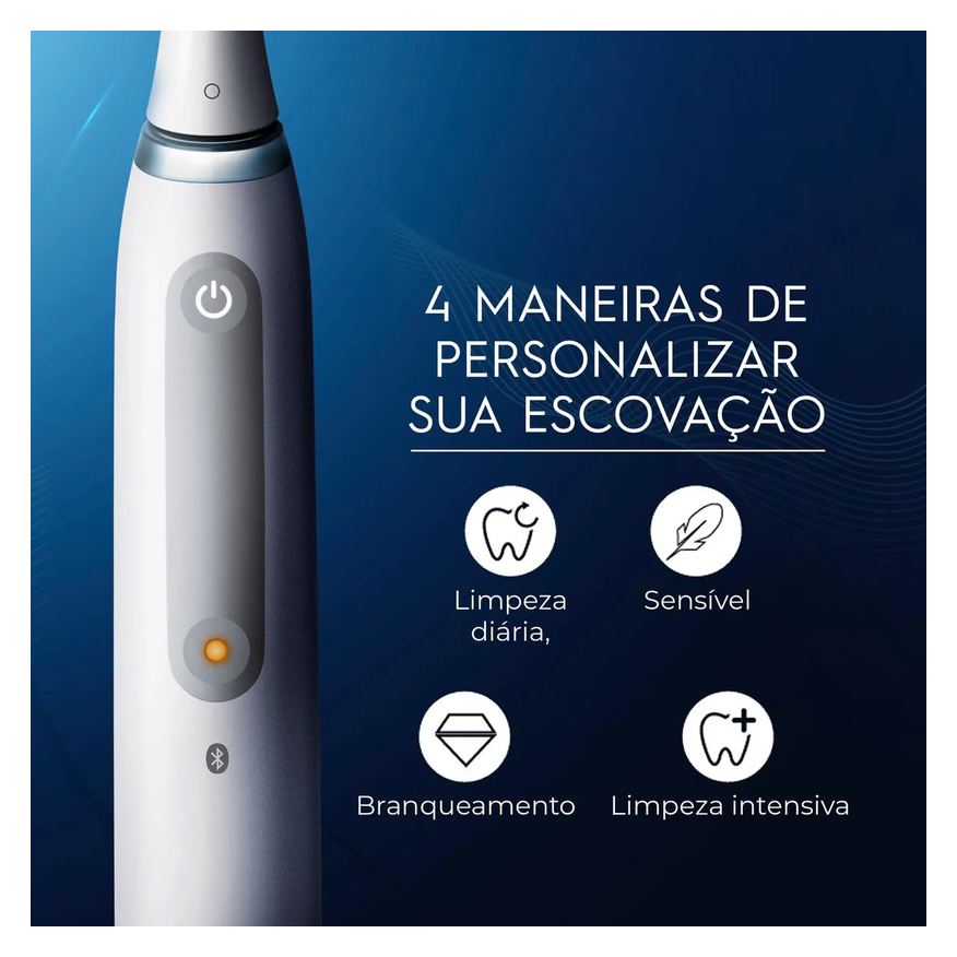 Oral B Escova de Dente Elétrica IO Series 4 1 Cabo + 2 Refis