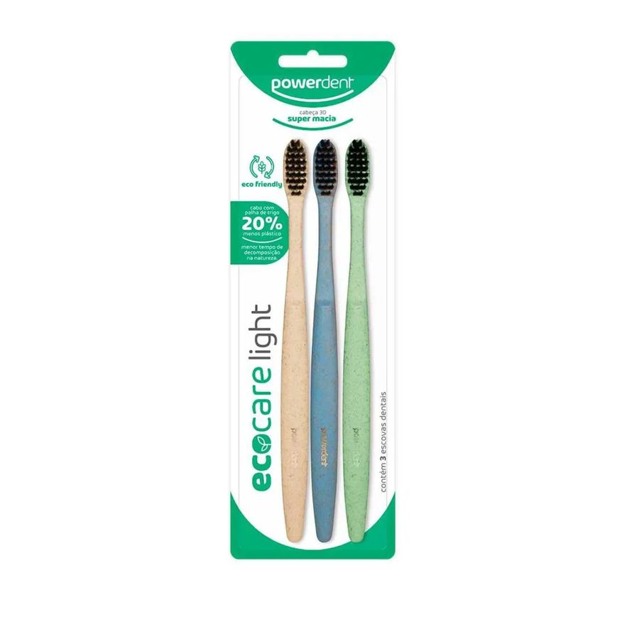 Powerdent Escova Dental Eco Care Light