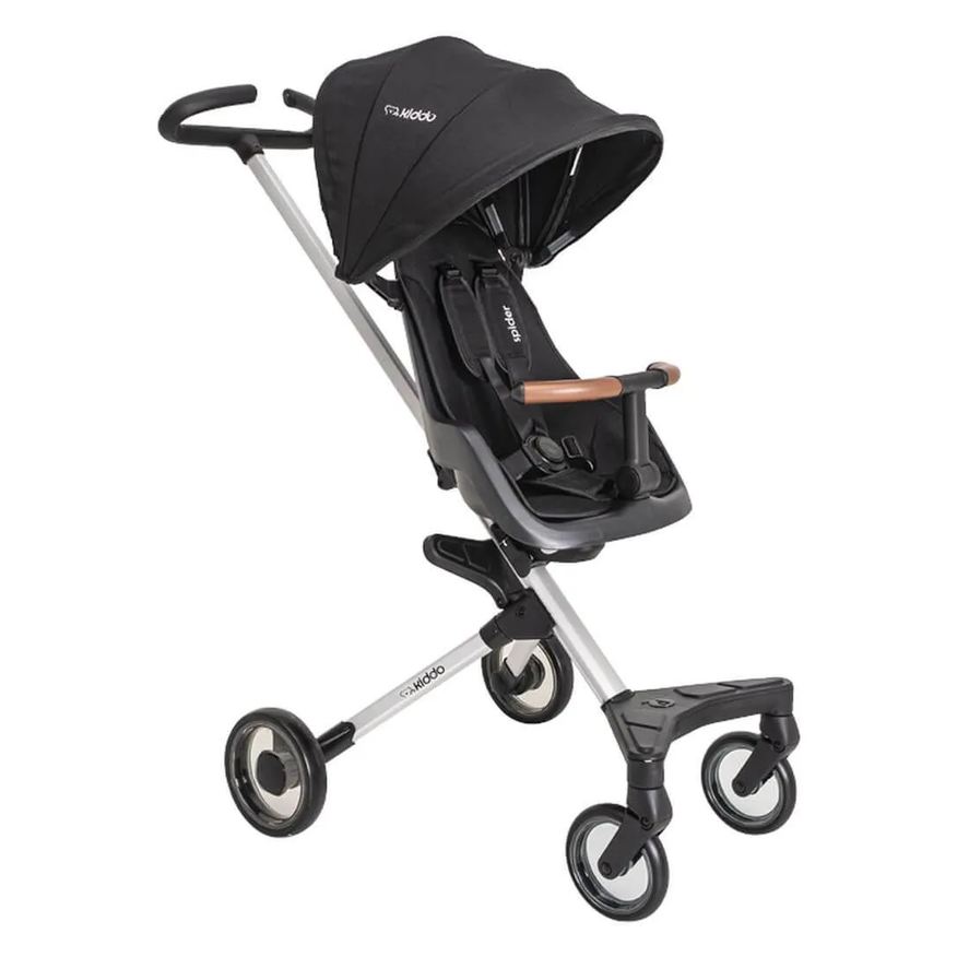 Kiddo Carrinho de Bebê Spider Preto