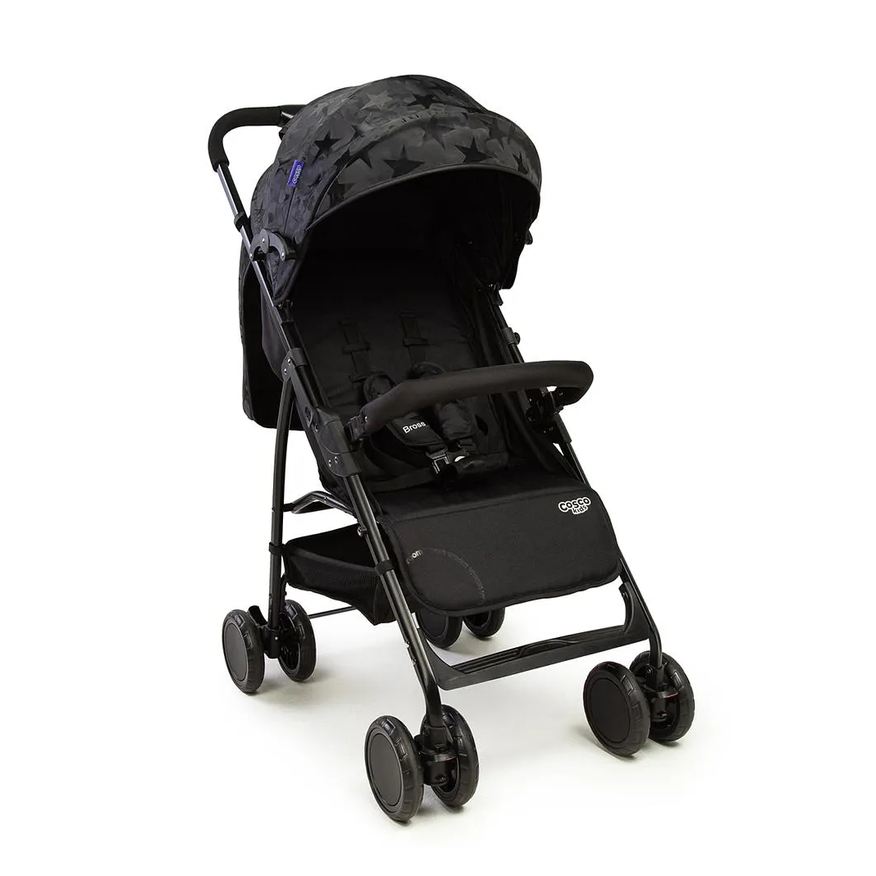 Cosco Carrinho de Bebê Bross Preto Estrela