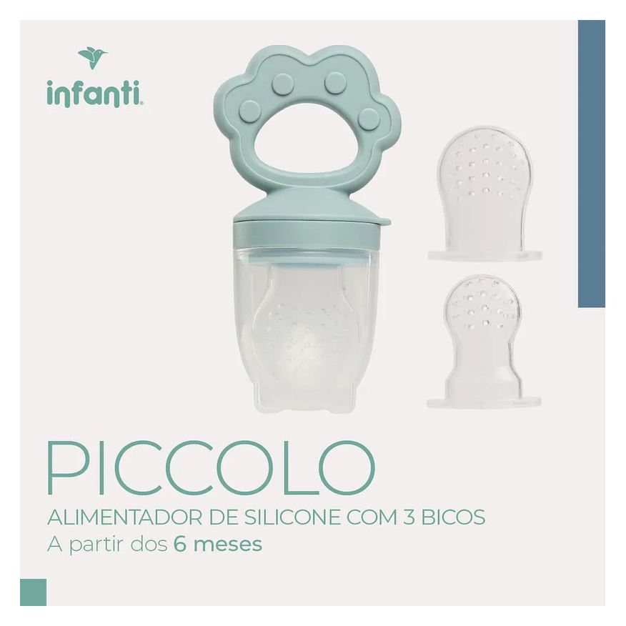 Infanti Alimentador de Silicone 3 Bicos Azul