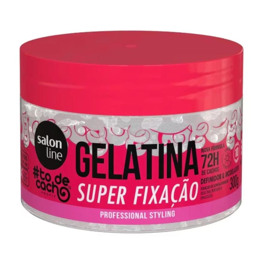 Salon Line Gelatina Super Fixação To de Cacho 300g