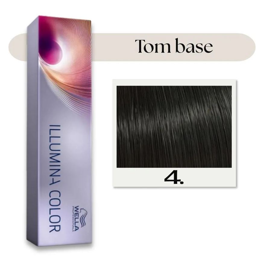 Wella Professionals Illumina Color 4. Castanho Médio - Coloração 60ml