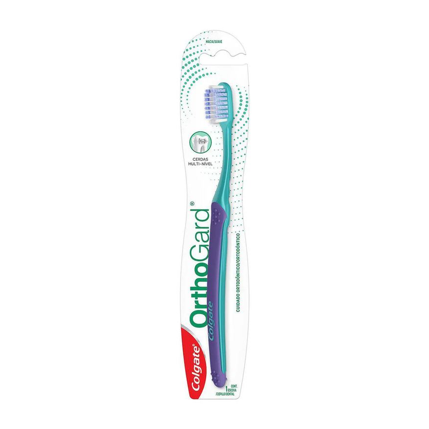 Colgate Escova de Dente OrthoGard Cabeça Ultra Compacta com 1 unidade