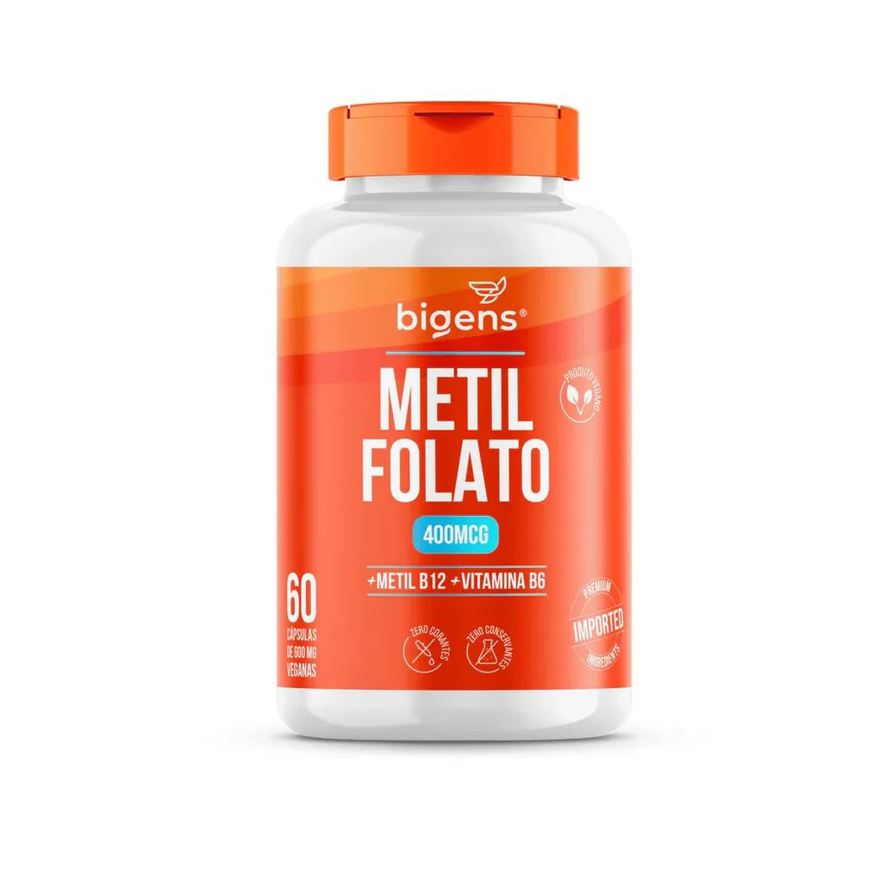 Bigens Metil Folato Metilfolato 400Mcg 60 Cápsulas