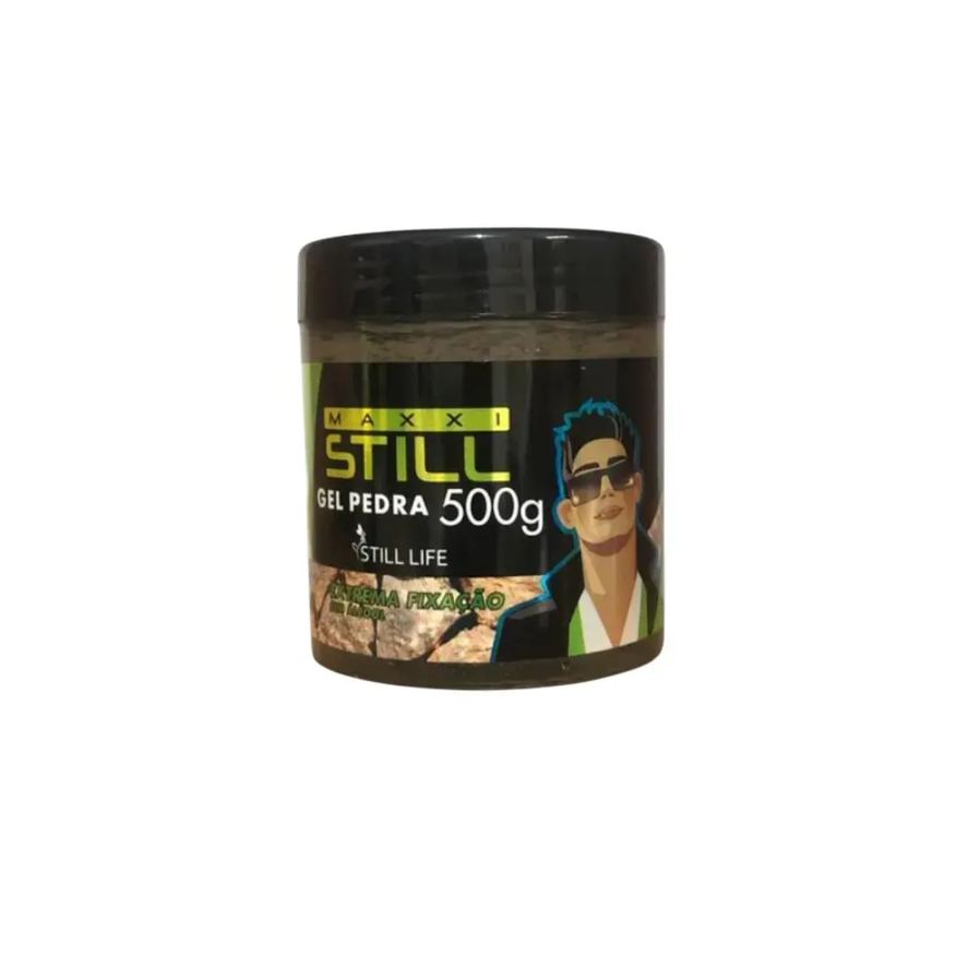 Still Life Gel P/ Cabelo Maxi Stil Pedra Extrema Fixaçao S/ Alcool 500g