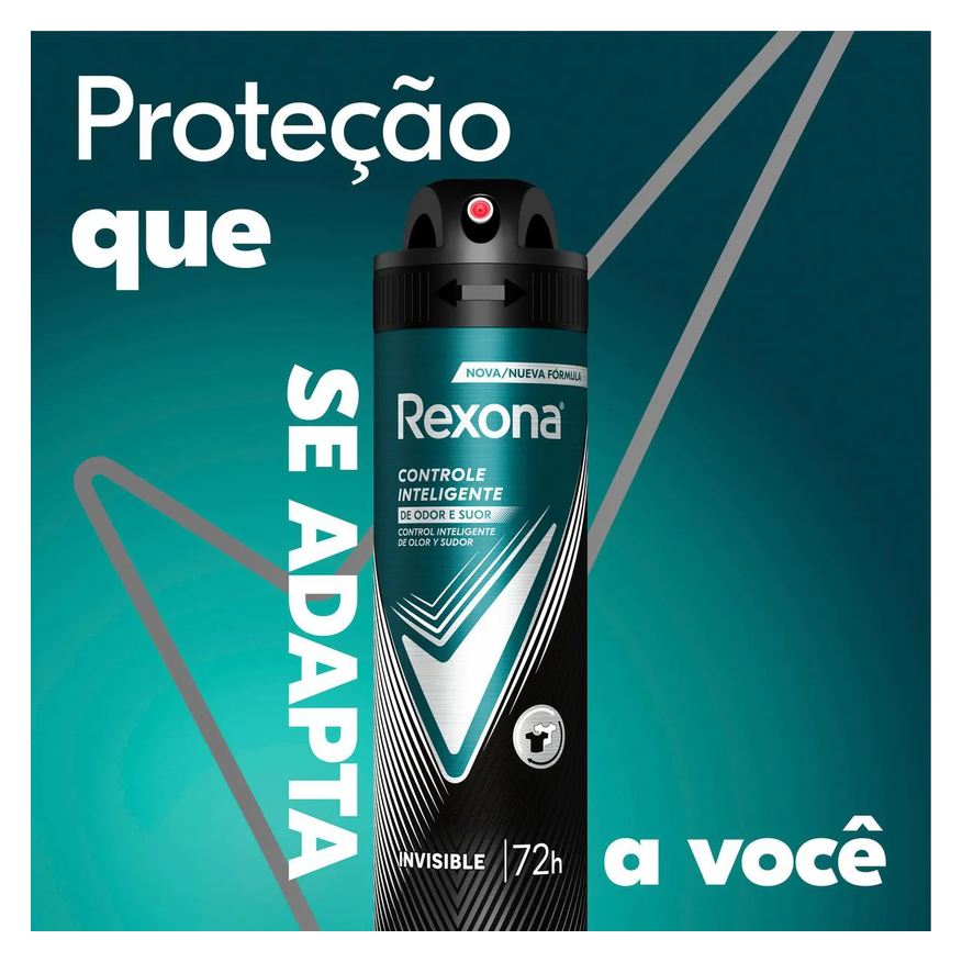 Rexona Desodorante Antitranspirante Aerosol Men Invisible 72h 150ml