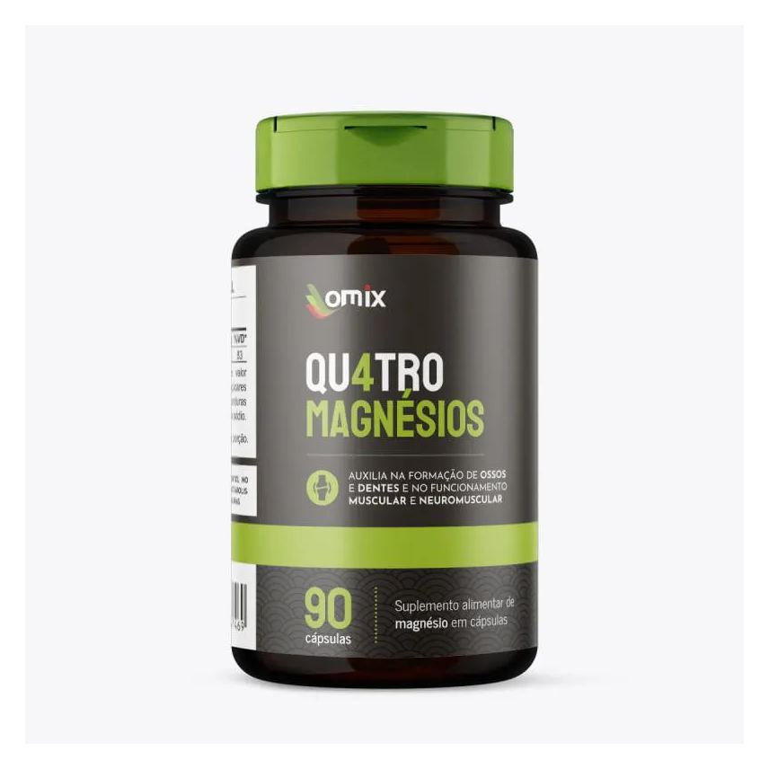 Omix Quatro Magnésios 90Cáps