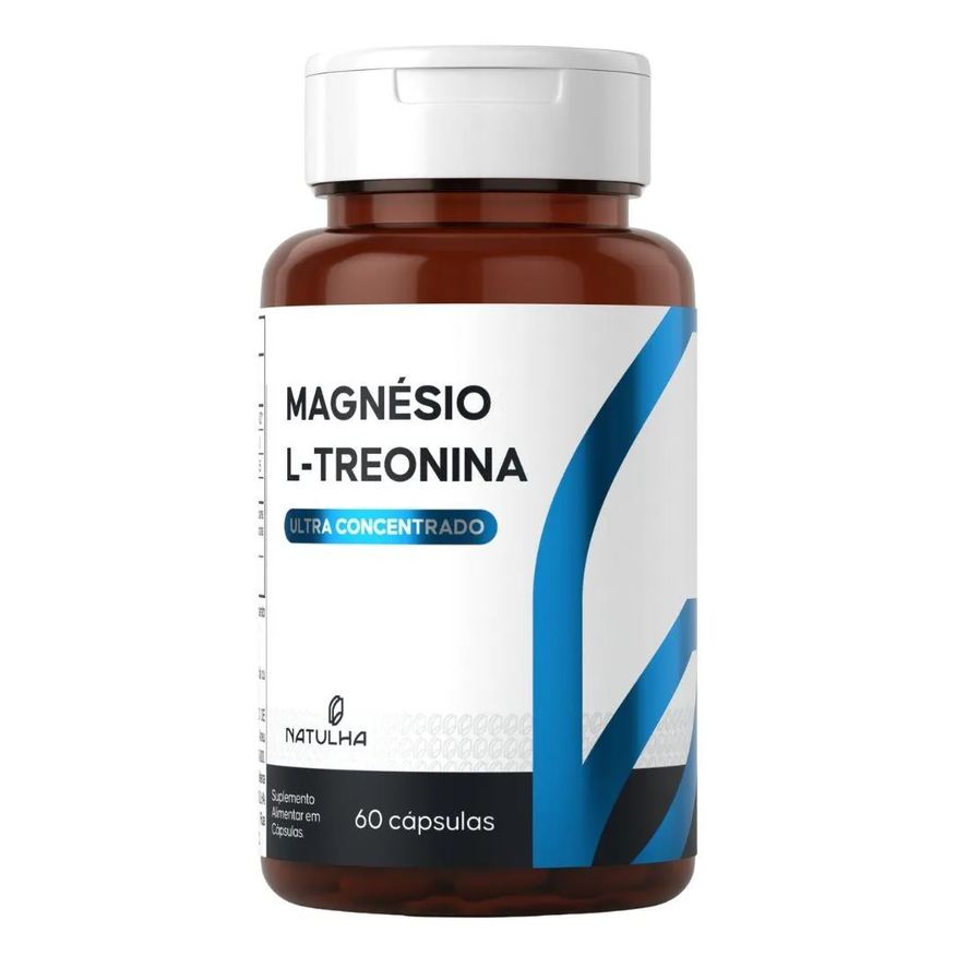 Natulha Magnésio L-Treonina (Treonato) Ultra Concentrado 60 Cápsulas