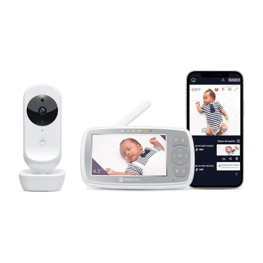 Motorola Babá Eletrônica Vm44 Connect Visão Noturna e Wi-Fi
