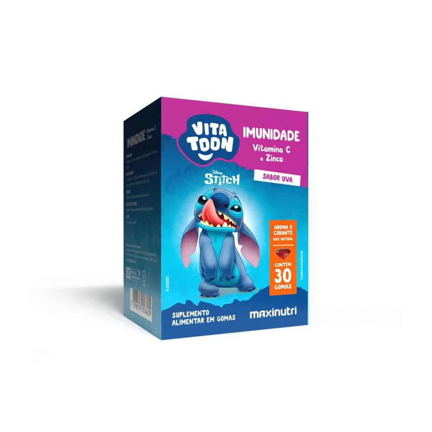 Maxinutri Vitatoon Stitch Imunidade 30 Gomas