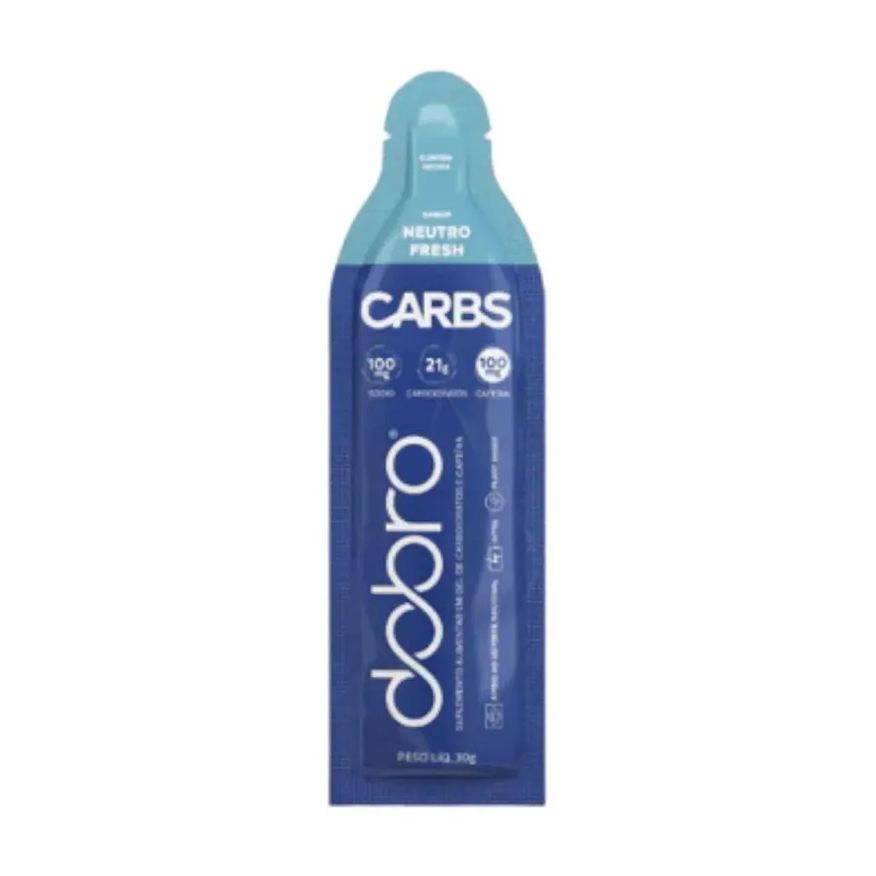 Dobro Carbs Gel - com Cafeína (Sachê 30g) - Sabor: Neutro Fresh