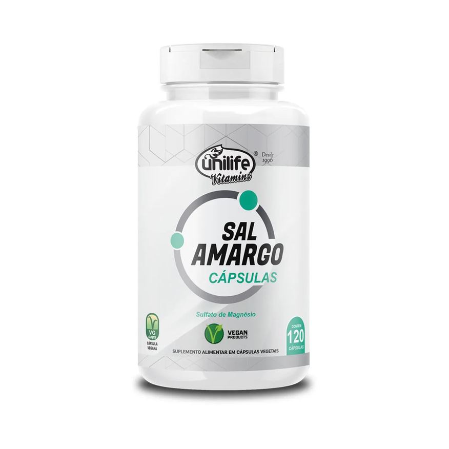 Unilife Sal Amargo 120 Cápsulas 850mg