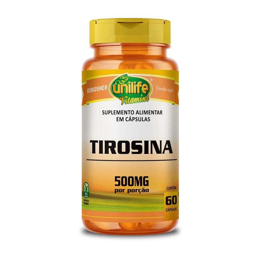 Unilife Tirosina 60 Cápsulas 470mg