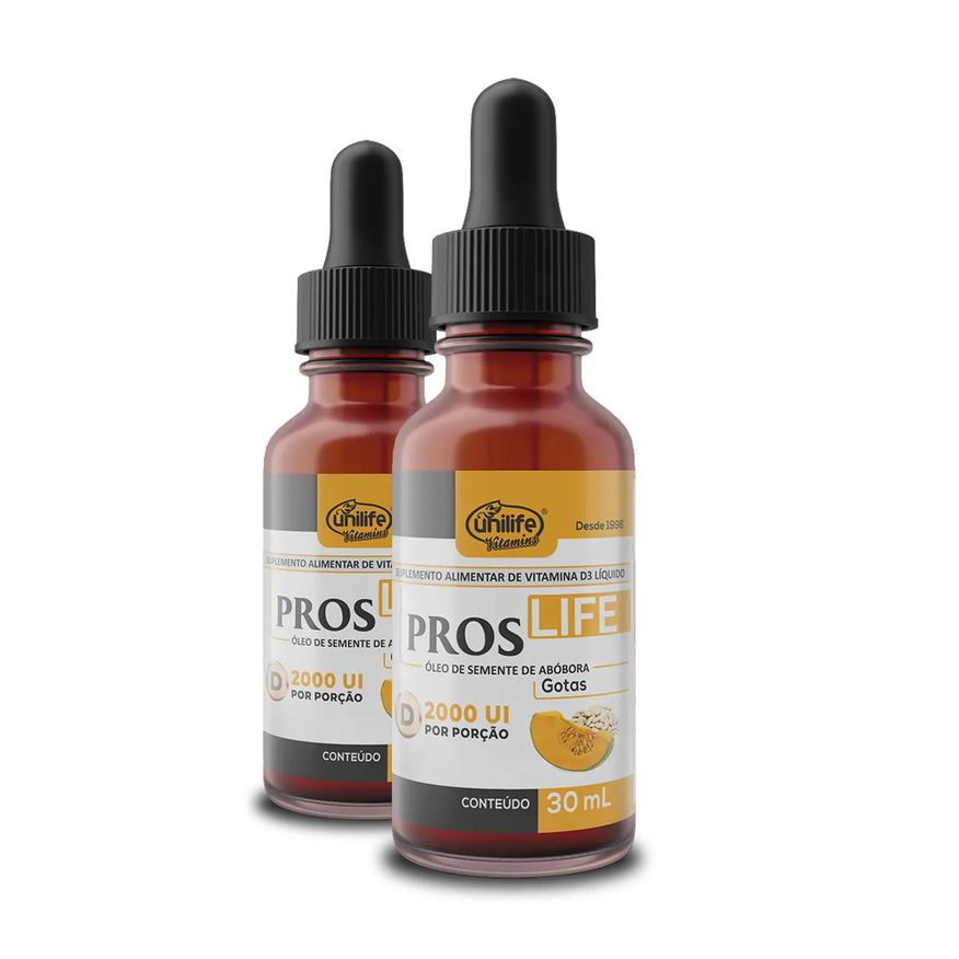 Unilife Kit 2 Proslife Óleo de Semente de Abóbora 2000 Ui 30ml