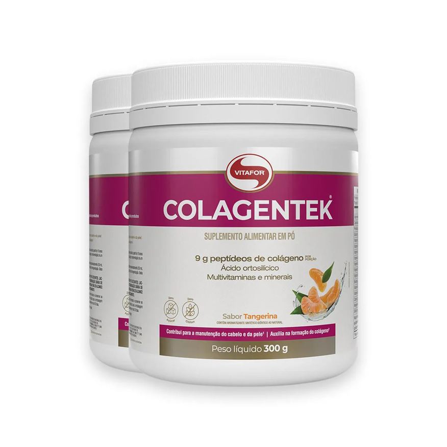 Vitafor Kit 2 Colagentek 300g Tangerina