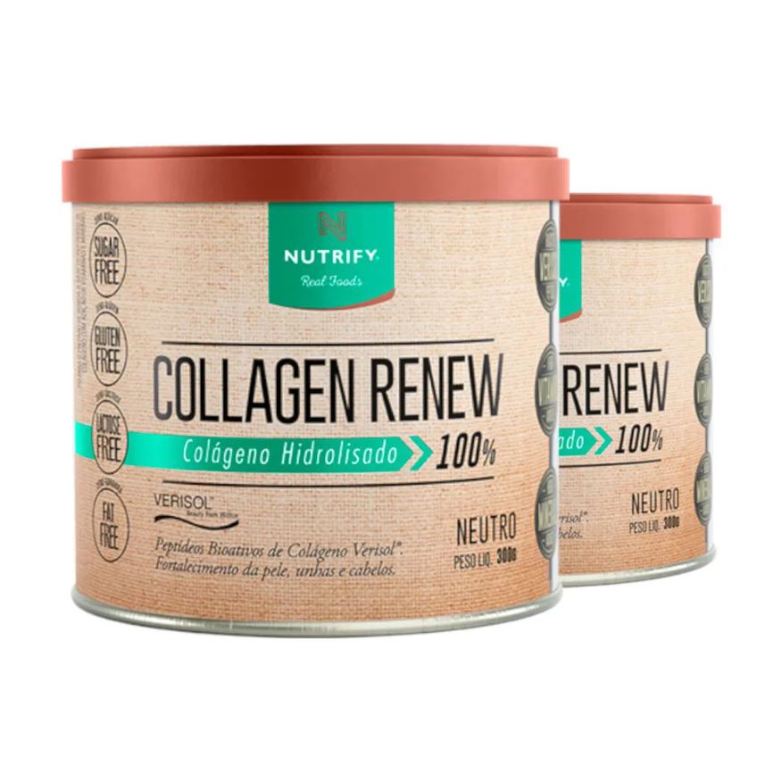 Nutrify Kit 2 Collagen Renew Colágeno Hidrolisado Neutro 300g