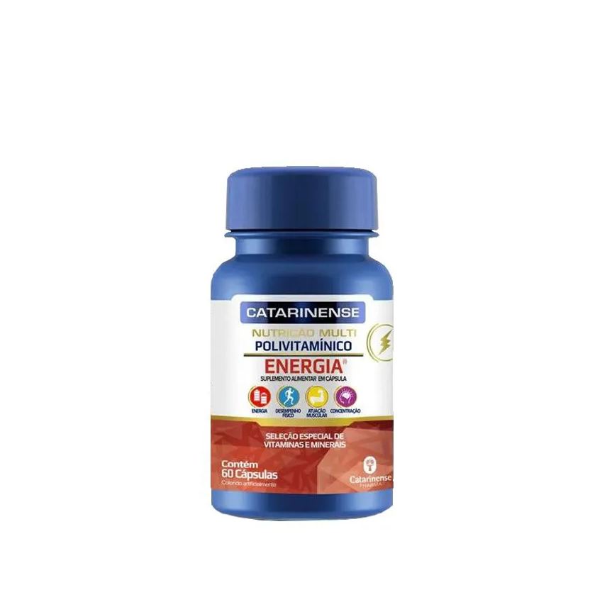 Catarinense Polivitamínico Energia 60 Capsulas