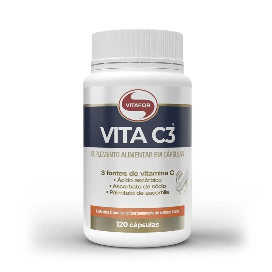 Vitafor Vita C3 Vitamina C 120 Cápsulas