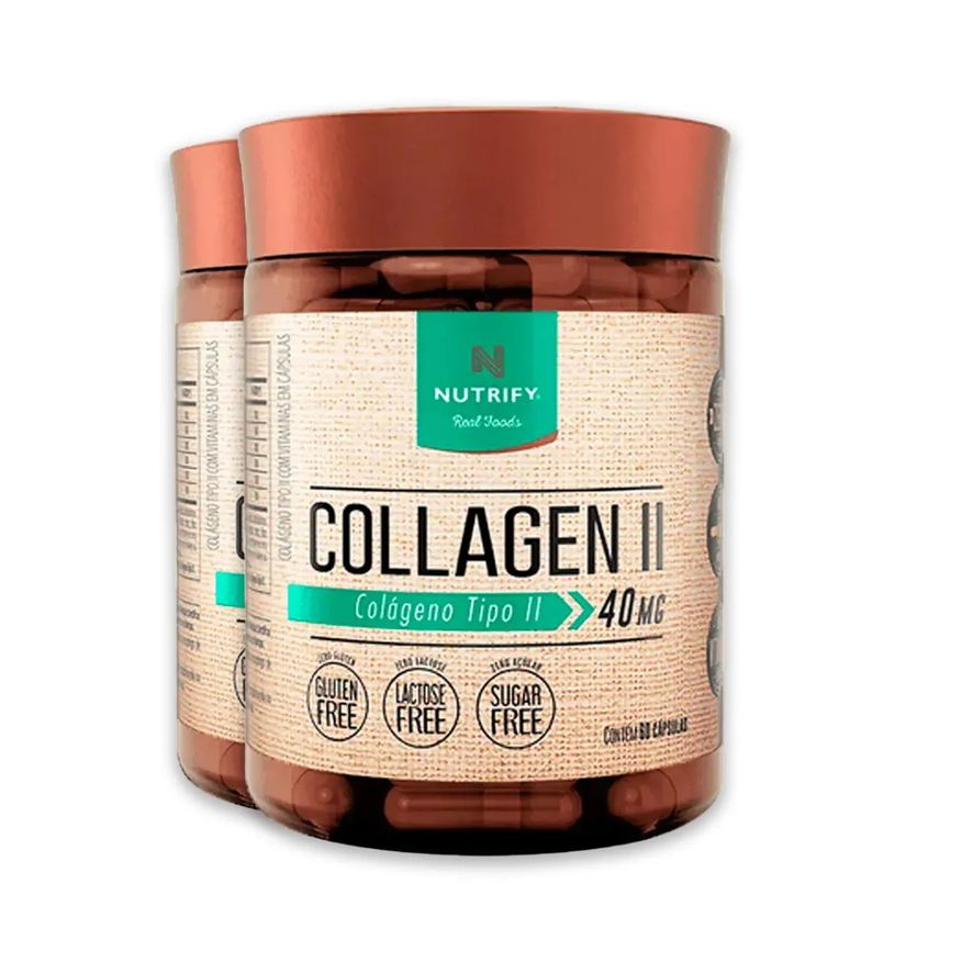 Nutrify Kit 2 Colágeno Tipo 2 Collagen Ii 60 Cápsulas