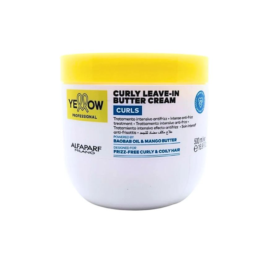 Yellow Leave In Curls Butter Cream 500ml