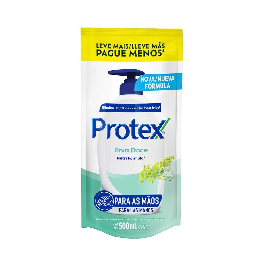 Protex Refil Sabonete Líquido Erva Doce 500ml