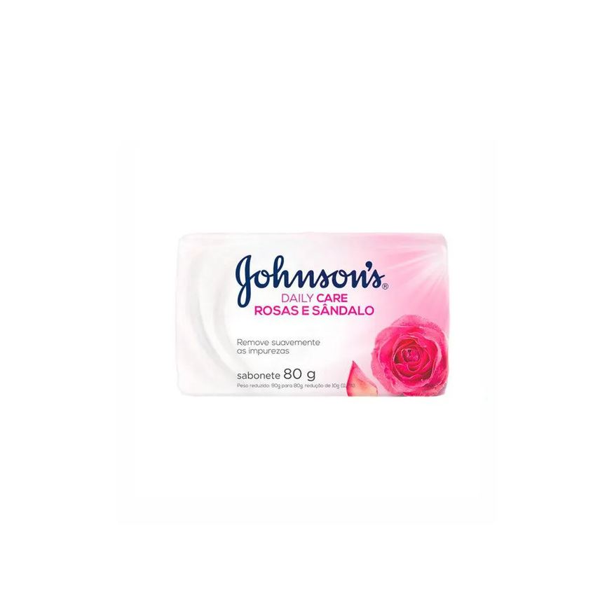 Johnson & Johnson Sabonete Johnson'S Daily Care Rosas e Sândalo 80g