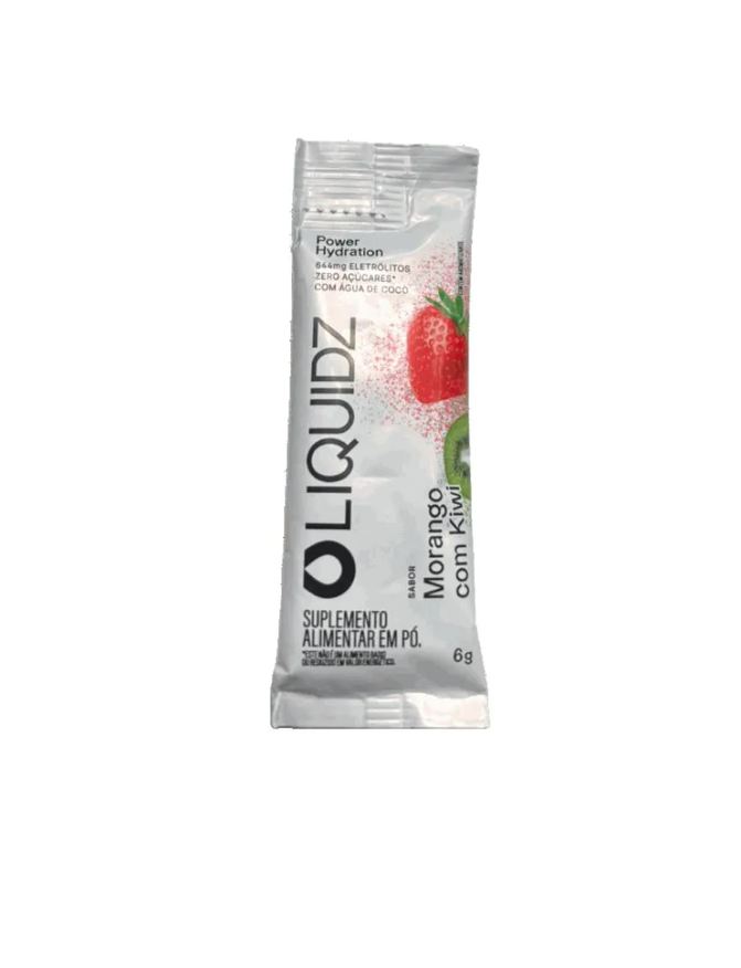 Liquidz Repositor de Eletrólitos Sachê (6g) - Sabor: Morango C/ Kiwi