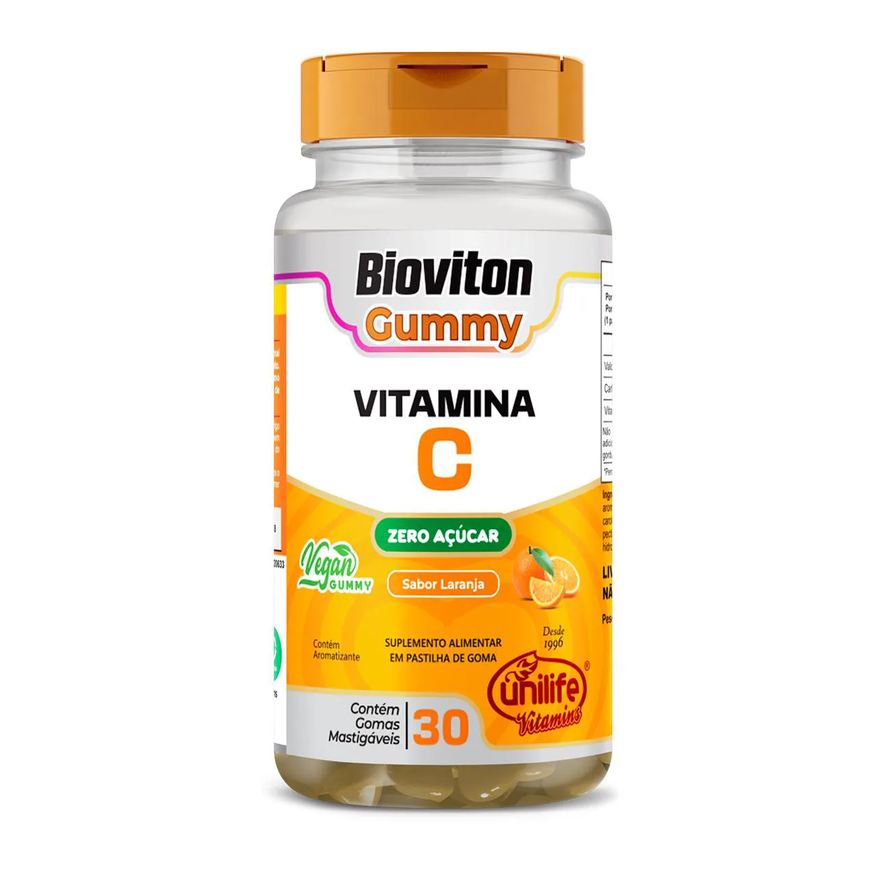 Unilife Gummy Vitamina C Laranja 30 Gomas