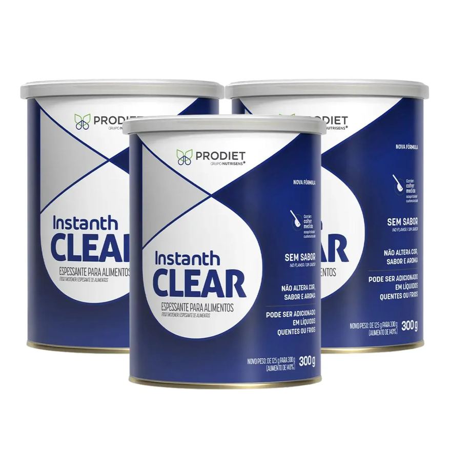 Prodiet 3X Espessante Instanth Clear sem Sabor 300g