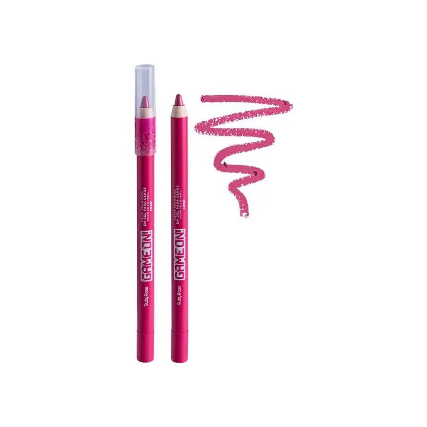Ruby Rose Lapis Colorido em Gel Game On Load