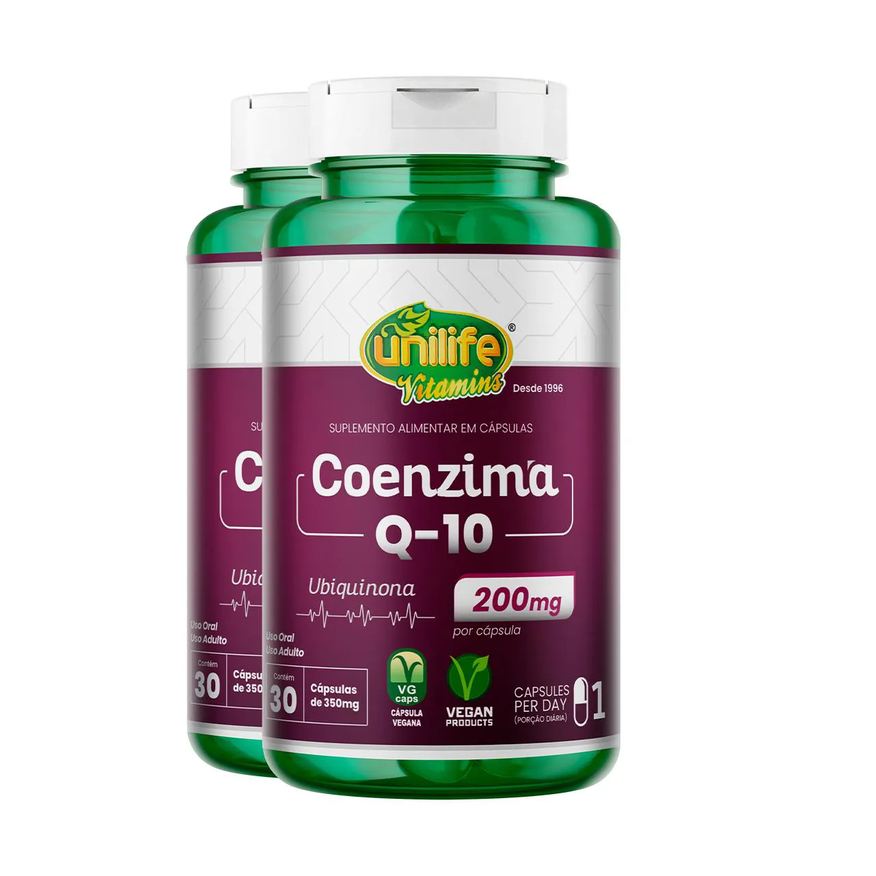 Unilife Kit 2 Coenzima Q10 Super Concentrada 30 Cápsulas