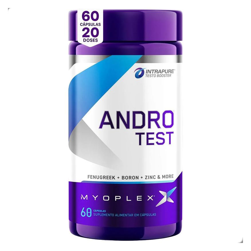 Myoplex Andro Test Feno Grego Boro Zinco e Mais 60 Cápsulas Natural