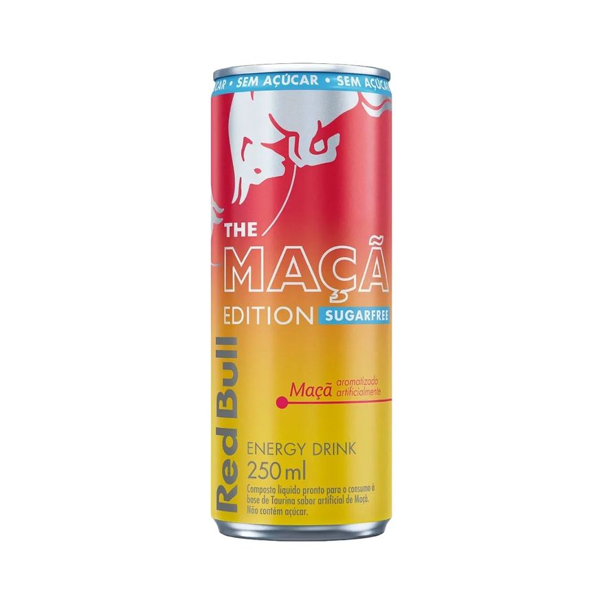 Red Bull Energético The Maçã Edition Suggar Free 250ml