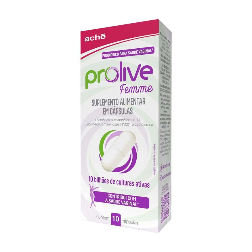 Prolive Probiótico Femme 10 cápsulas