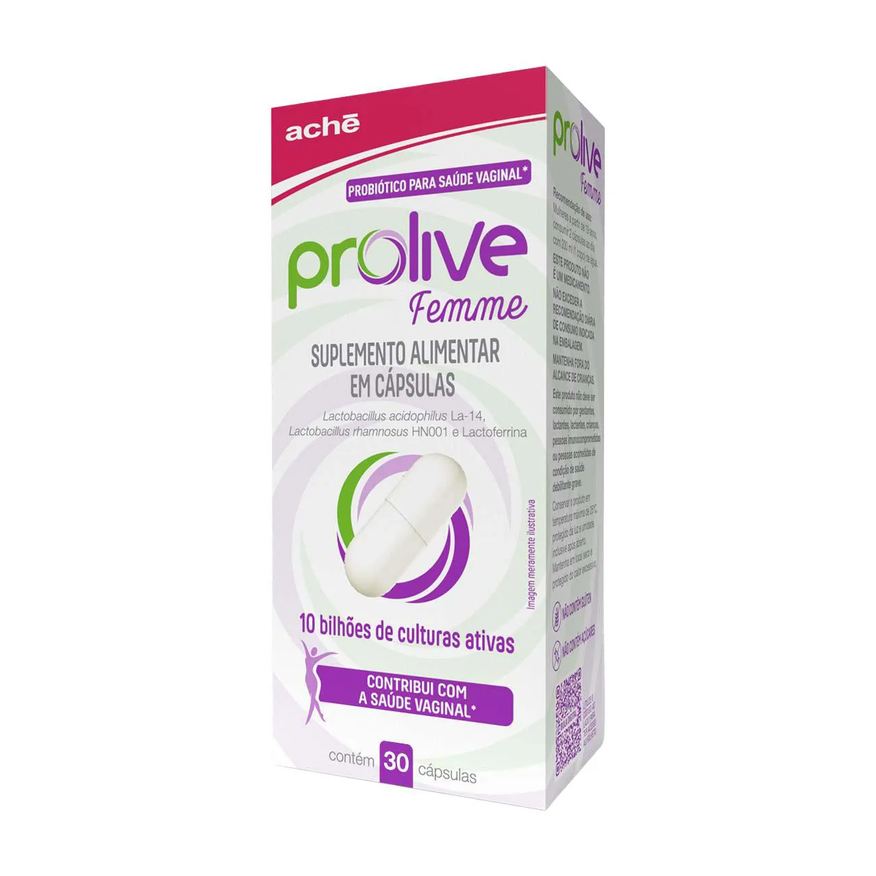 Prolive Probiótico Femme 30 cápsulas