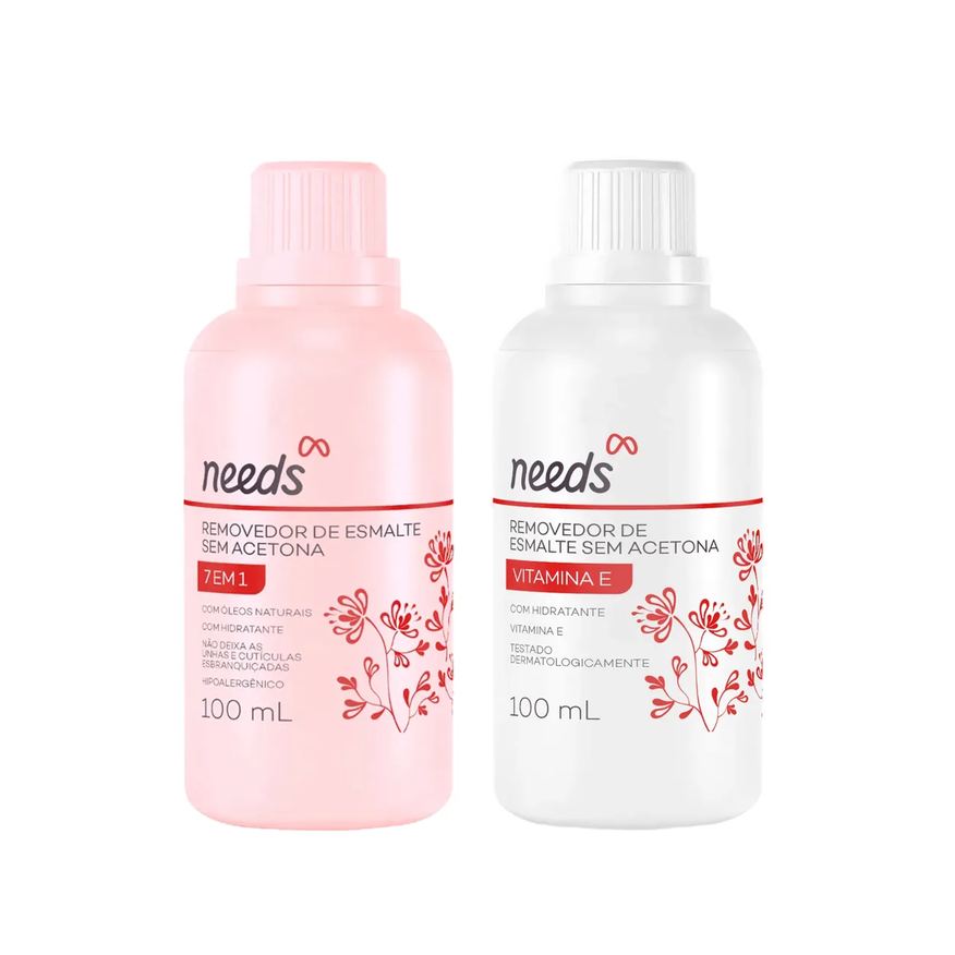 Needs Removedor sem Acetona Vitamina E 100ml