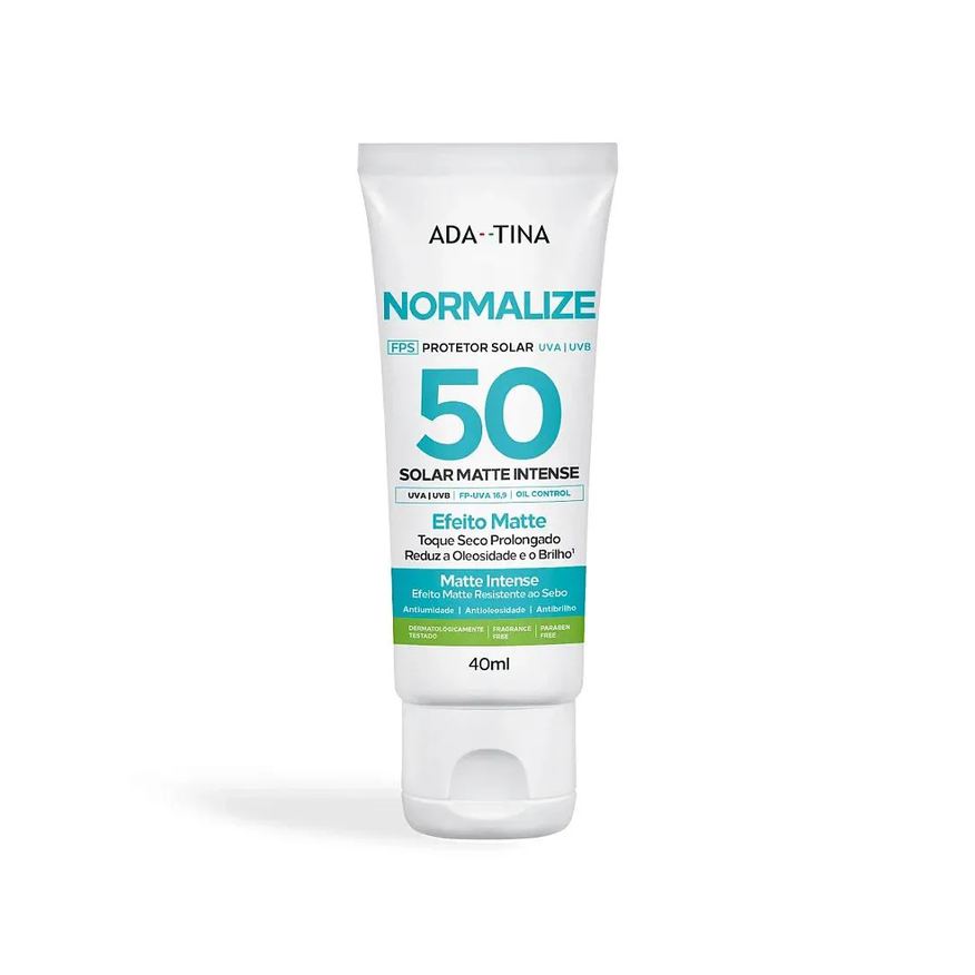 Ada Tina Normalize Solar Matte Intense Fps 50 - Protetor Solar 40ml
