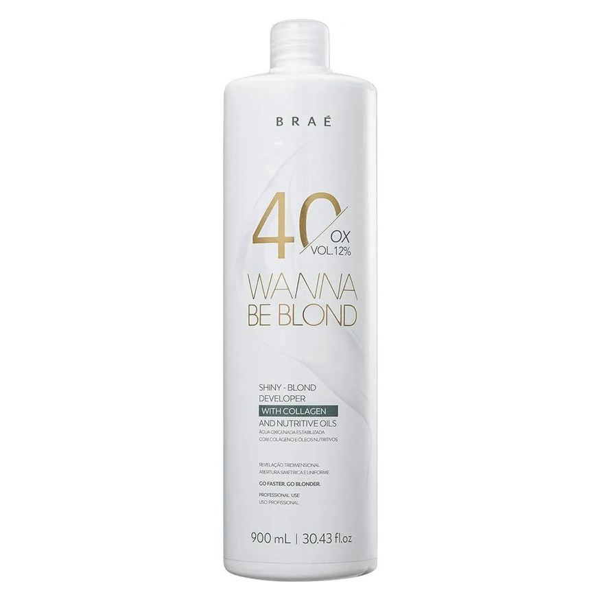 Braé Brae - Wanna Be Blond - Agua Oxigenada 40 Volumes 900ml 12%
