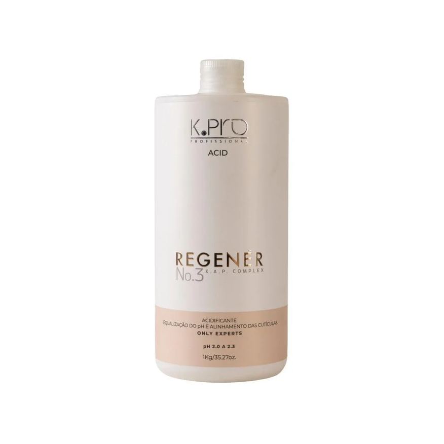 K.Pro Profissional Acidificante K Pro Regenér Selagem Cuticular Brilho 1L
