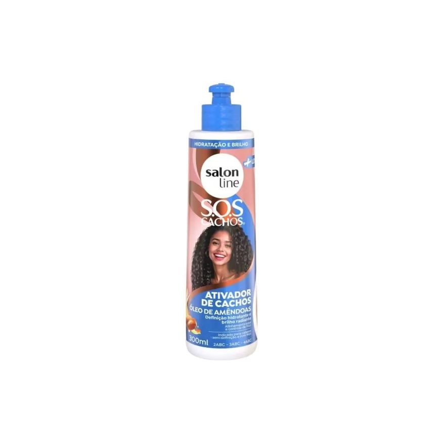 Salon Line Ativador Sos Cachos Óleo de Amêndoas 300ml