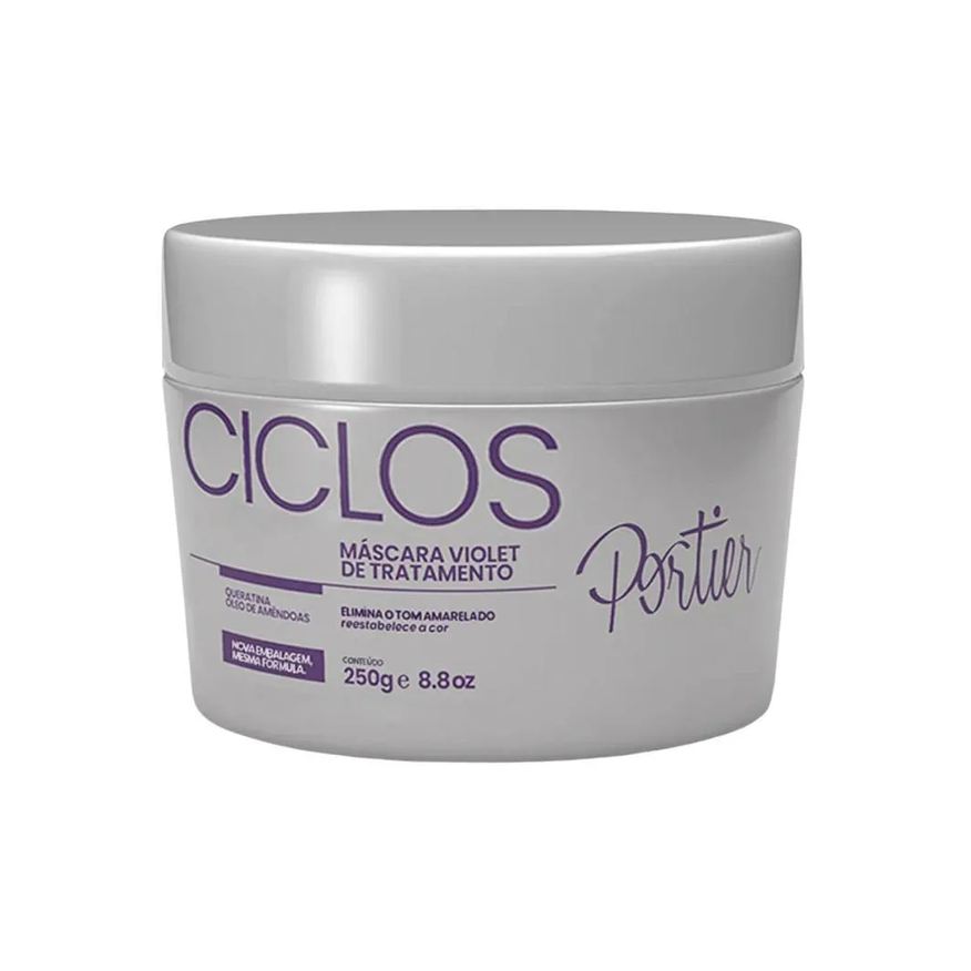 Portier Botox Capilar Capilar Ciclos B-Tox Violet Máscara Reconstrutora 250g