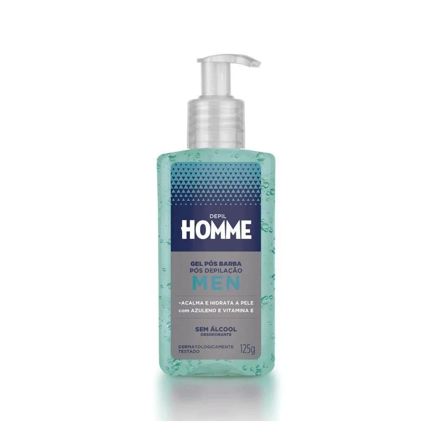 Depil Bella Homme Gel Pós-Barba e Pós-Depilação 125g