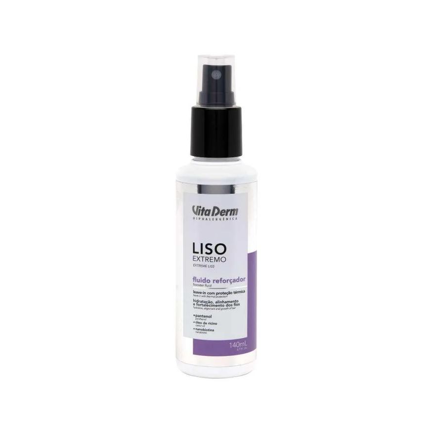 Vita Derm Leave-In Fluído Reforçador Liso Extremo 140ml