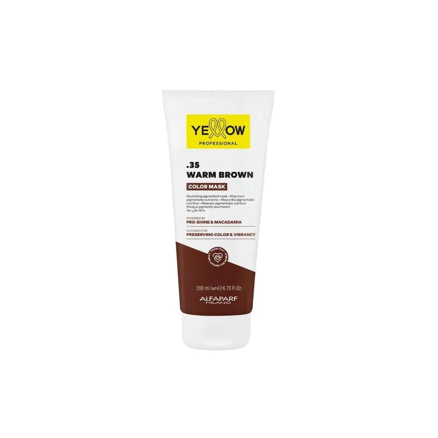 Yellow Mascara Professional Color Mask.35 Warm Browm 200ml