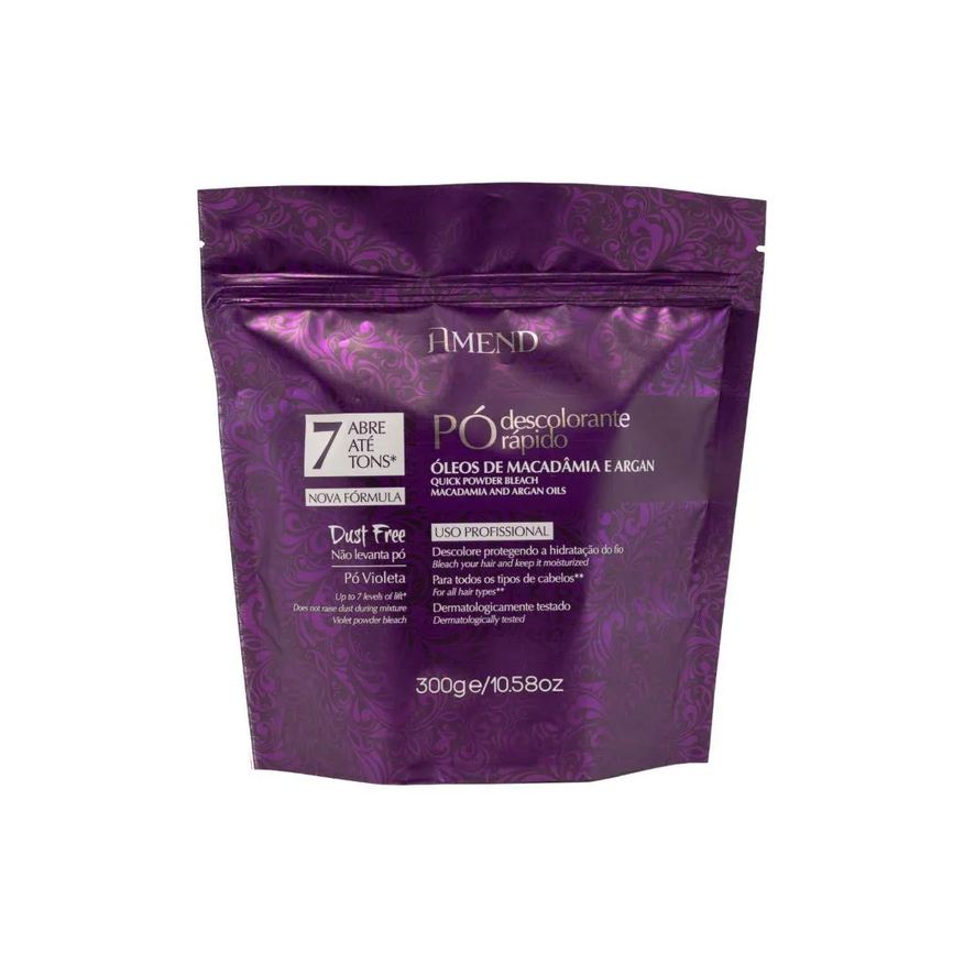 Amend Cosméticos Pó Descolorante Amend Macadâmia e Argan 300g