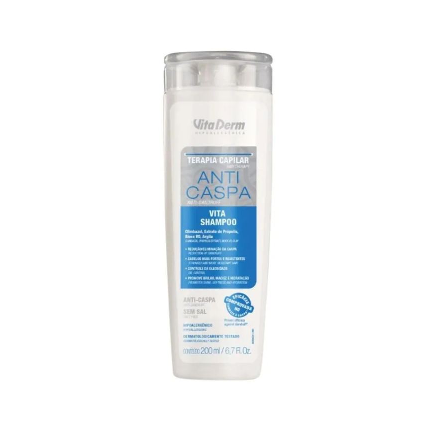 Vita Derm Shampoo Terapia Capilar Shampoo Anticaspa 200ml